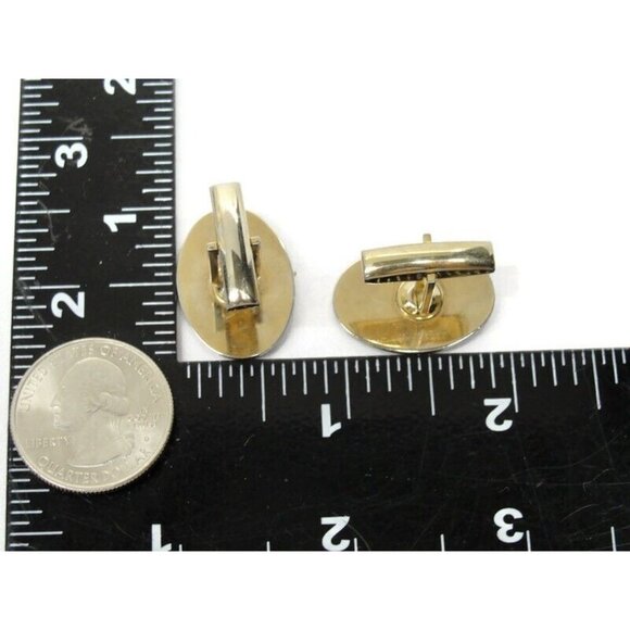 Vintage Gold 1/20 12KGF Monogrammed "SRK" Cufflinks - Picture 7 of 13